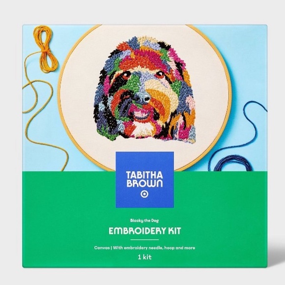 Tabitha Brown Other - Tabitha Brown Blacky the Dog Embroidery Kit | Target Exclusive | Box Damage